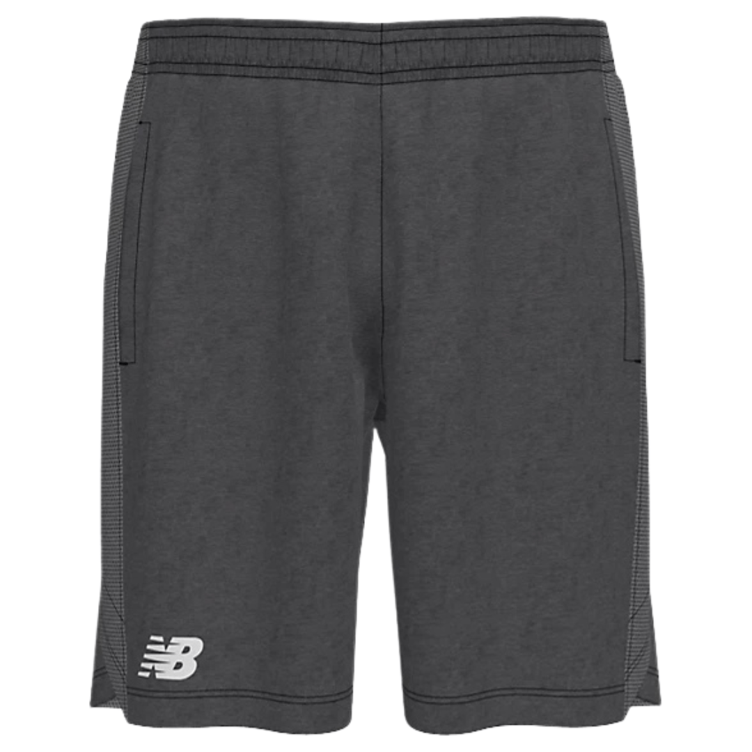 New Balance Youth Training Shorts Apparel Bottoms Dark Heather Lax.com