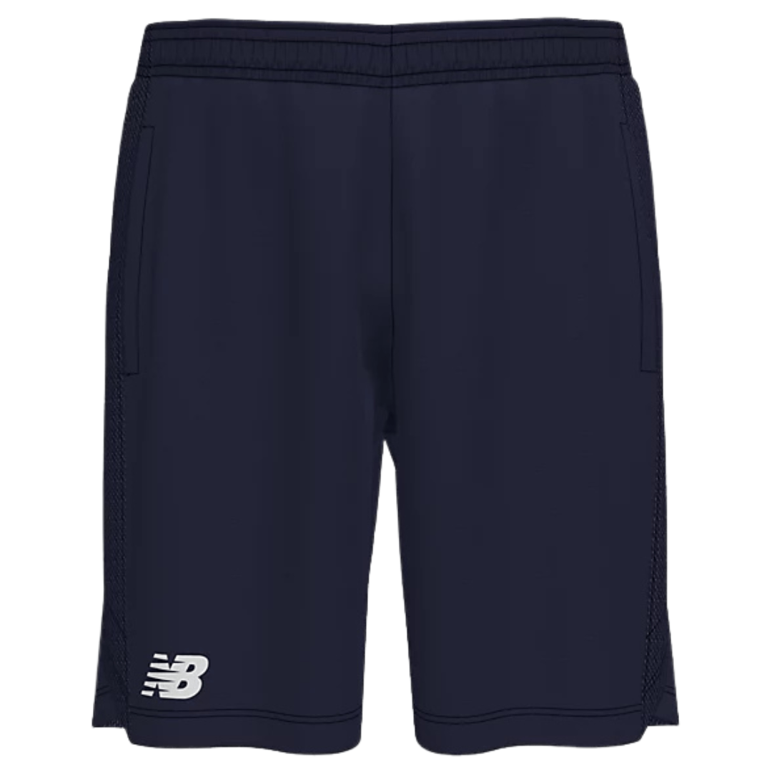 New Balance Youth Training Shorts Apparel Bottoms Navy Lax.com