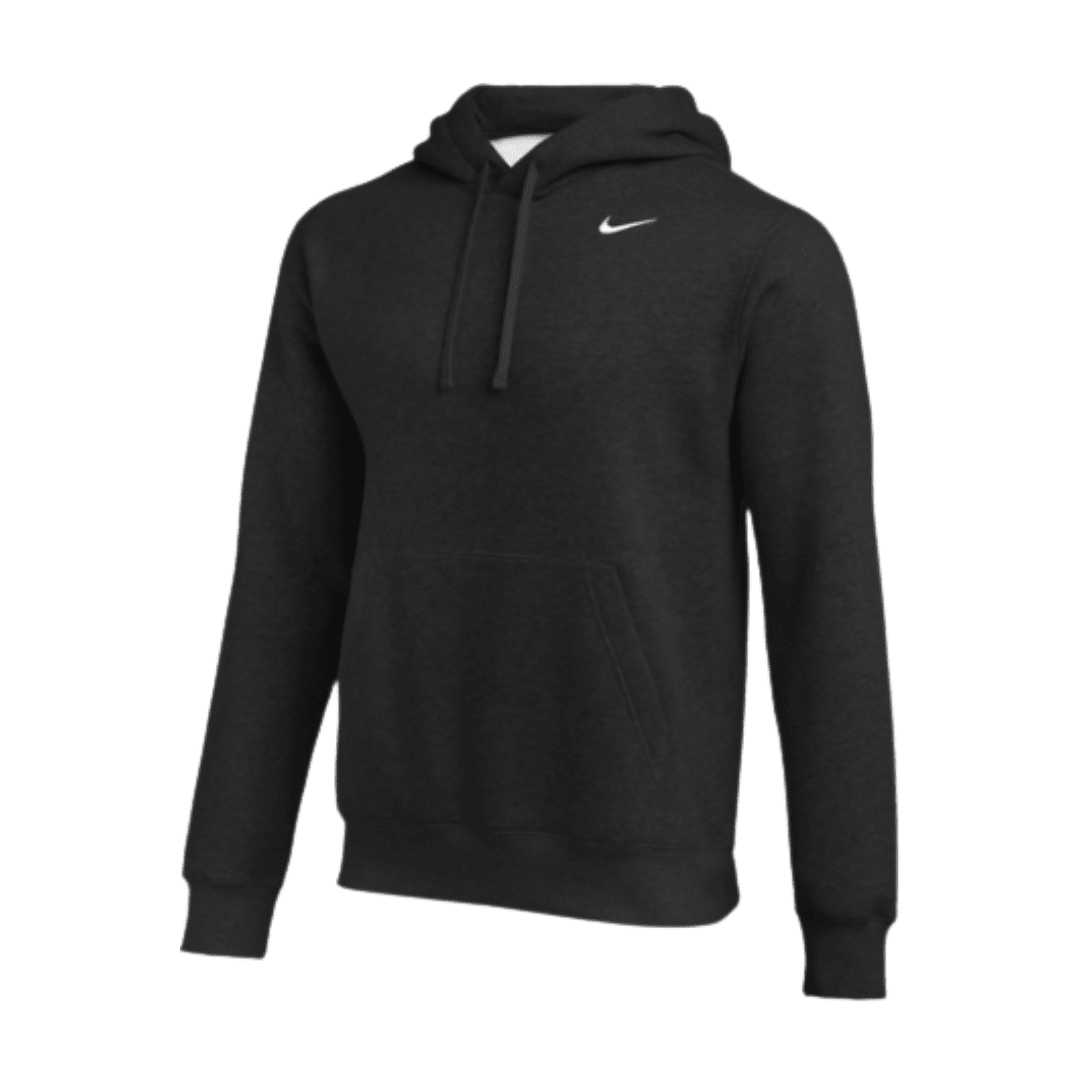 Nike Lacrosse Club Fleece Hoodie Apparel Tops Black Lax.com