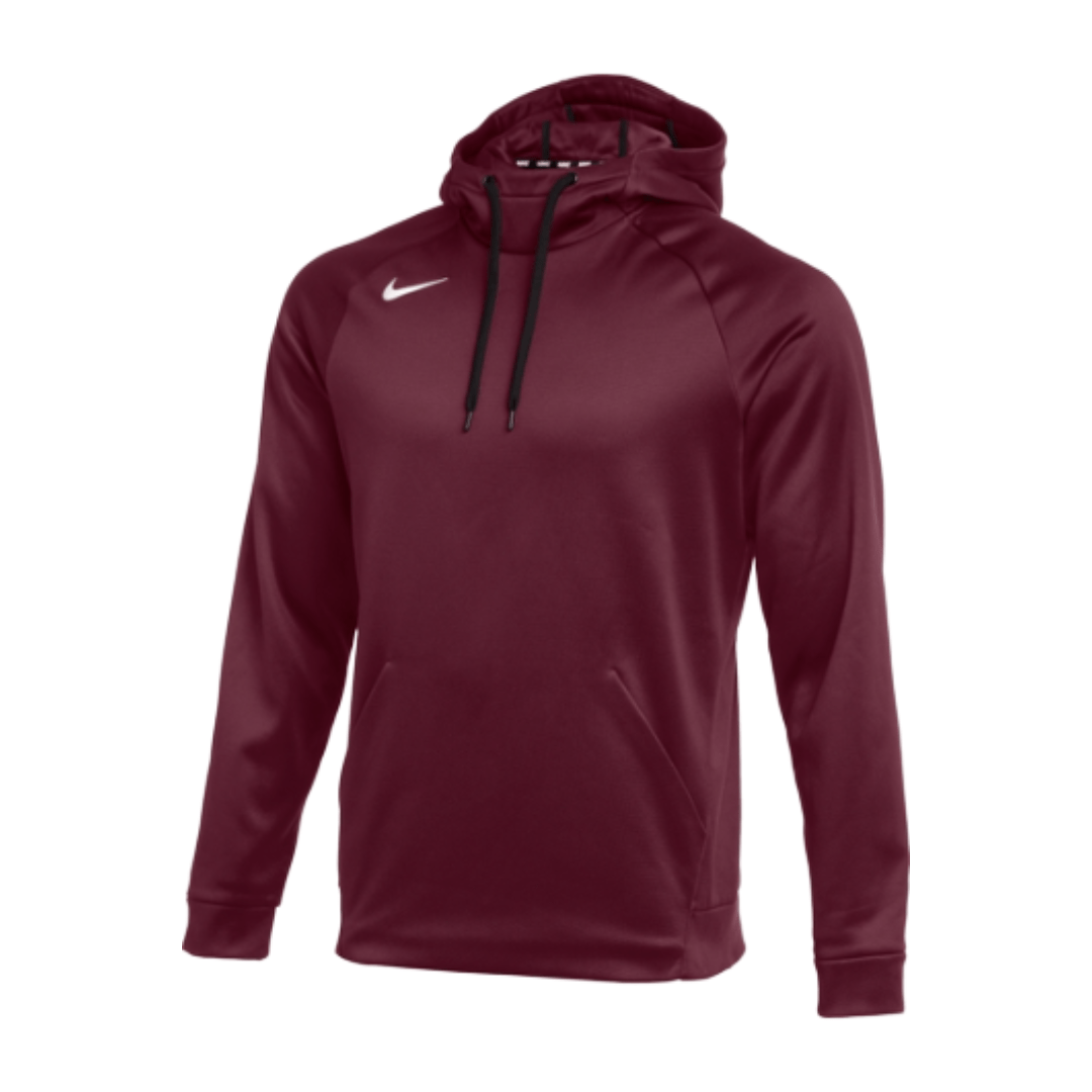 Nike Therma Training Pullover Hoodie Apparel Tops Maroon - 669 Lax.com