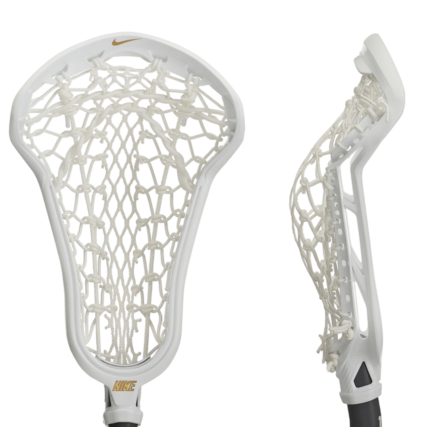 Lacrosse Mesh Strung Head - Nylon Wear Proof Stick Head For Training & Competition