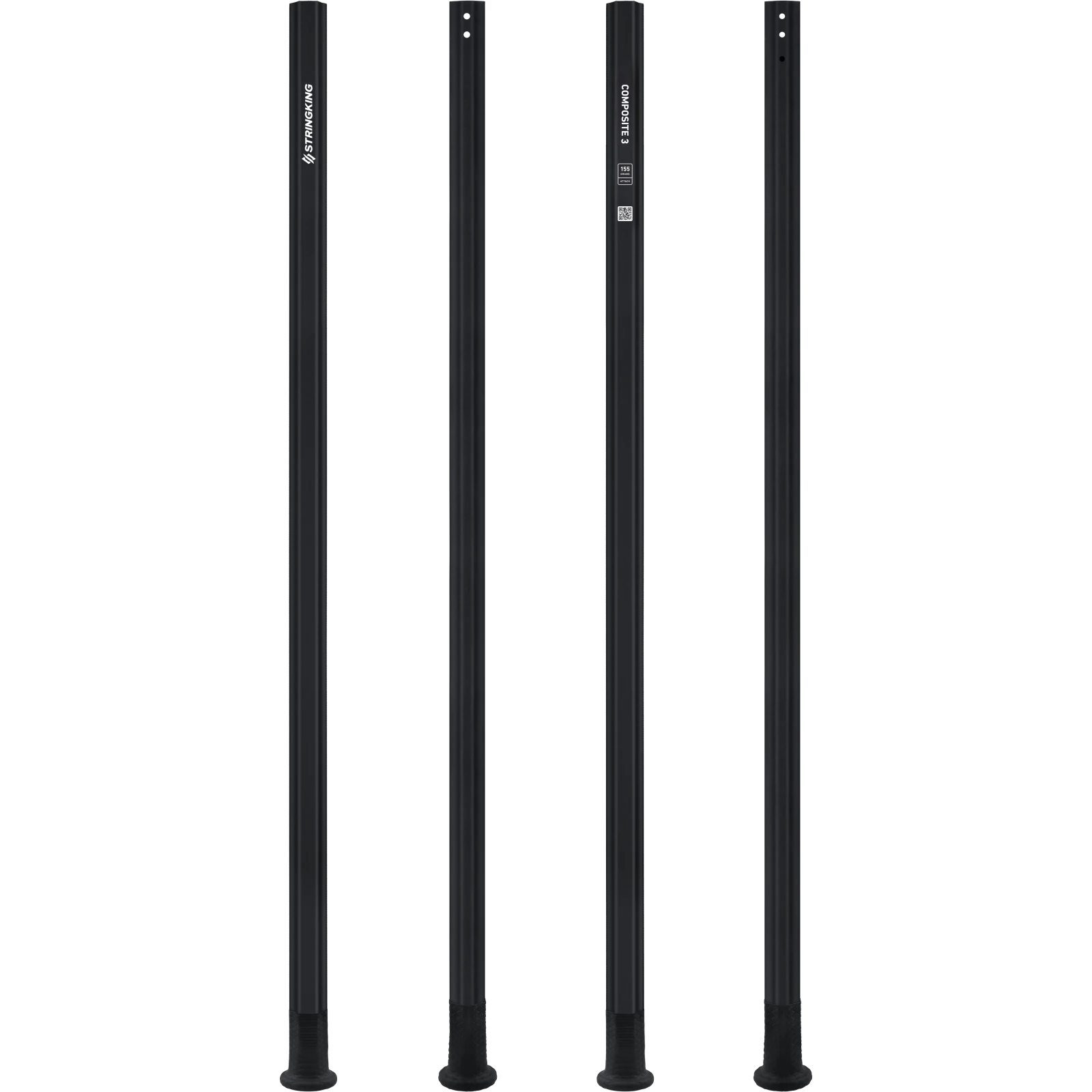 StringKing Composite 3 Lacrosse Shaft Men's Shaft Black Lax.com