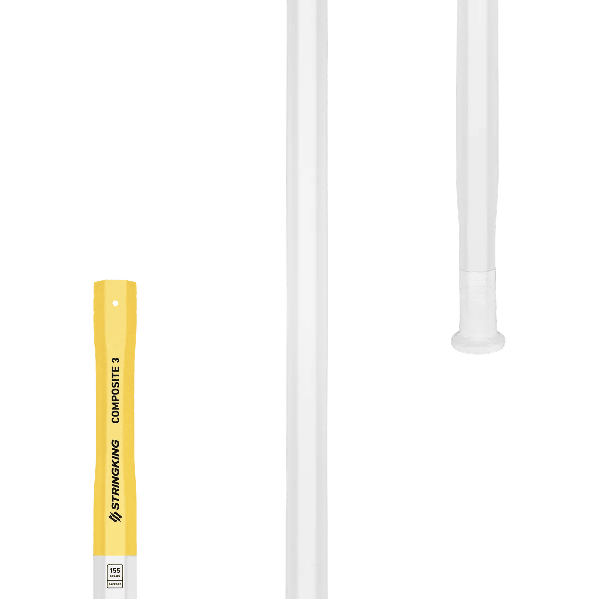 StringKing Composite 3 Lacrosse Shaft Men's Shaft White Lax.com