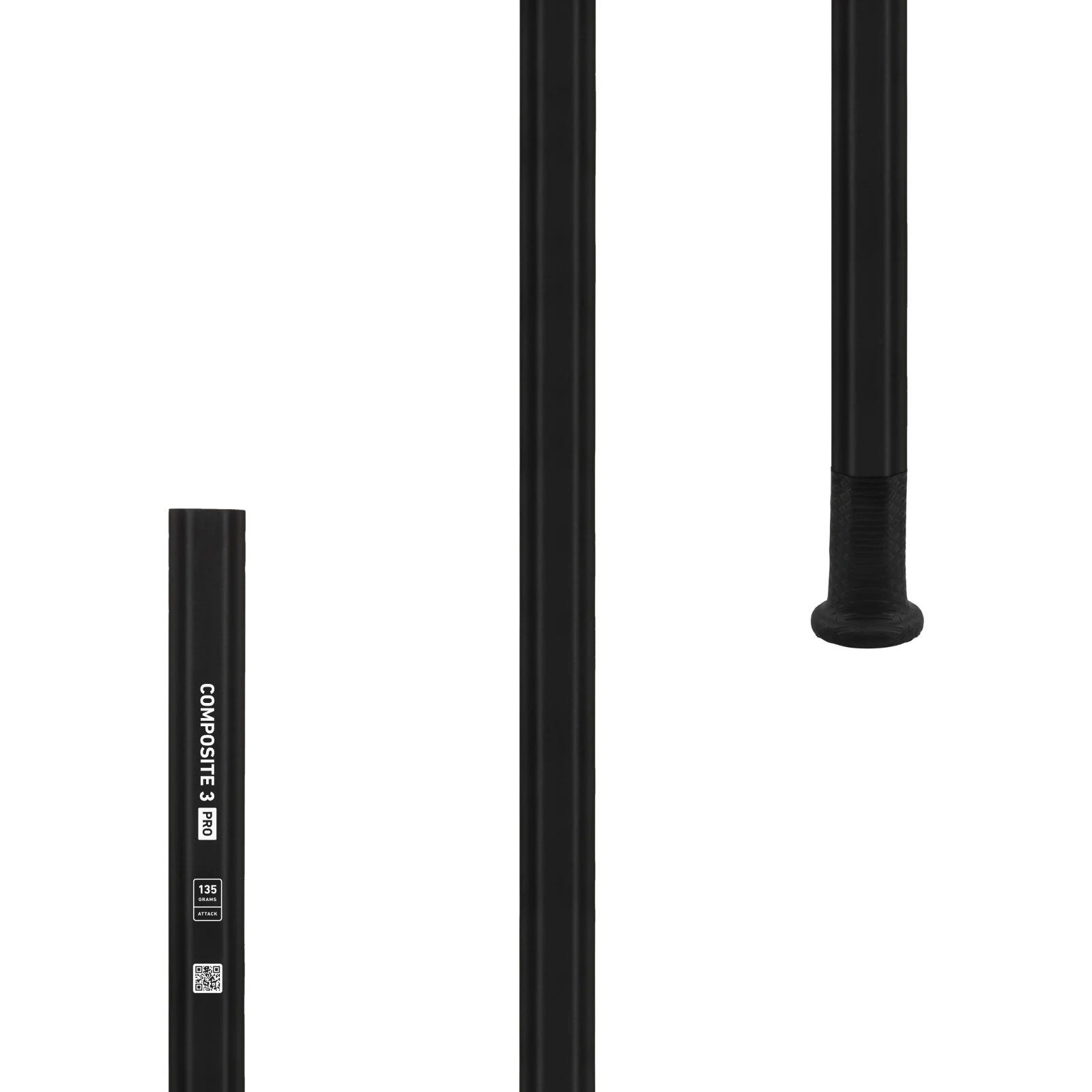 StringKing Composite 3 Pro Lacrosse Shaft Men's Shaft Black Lax.com