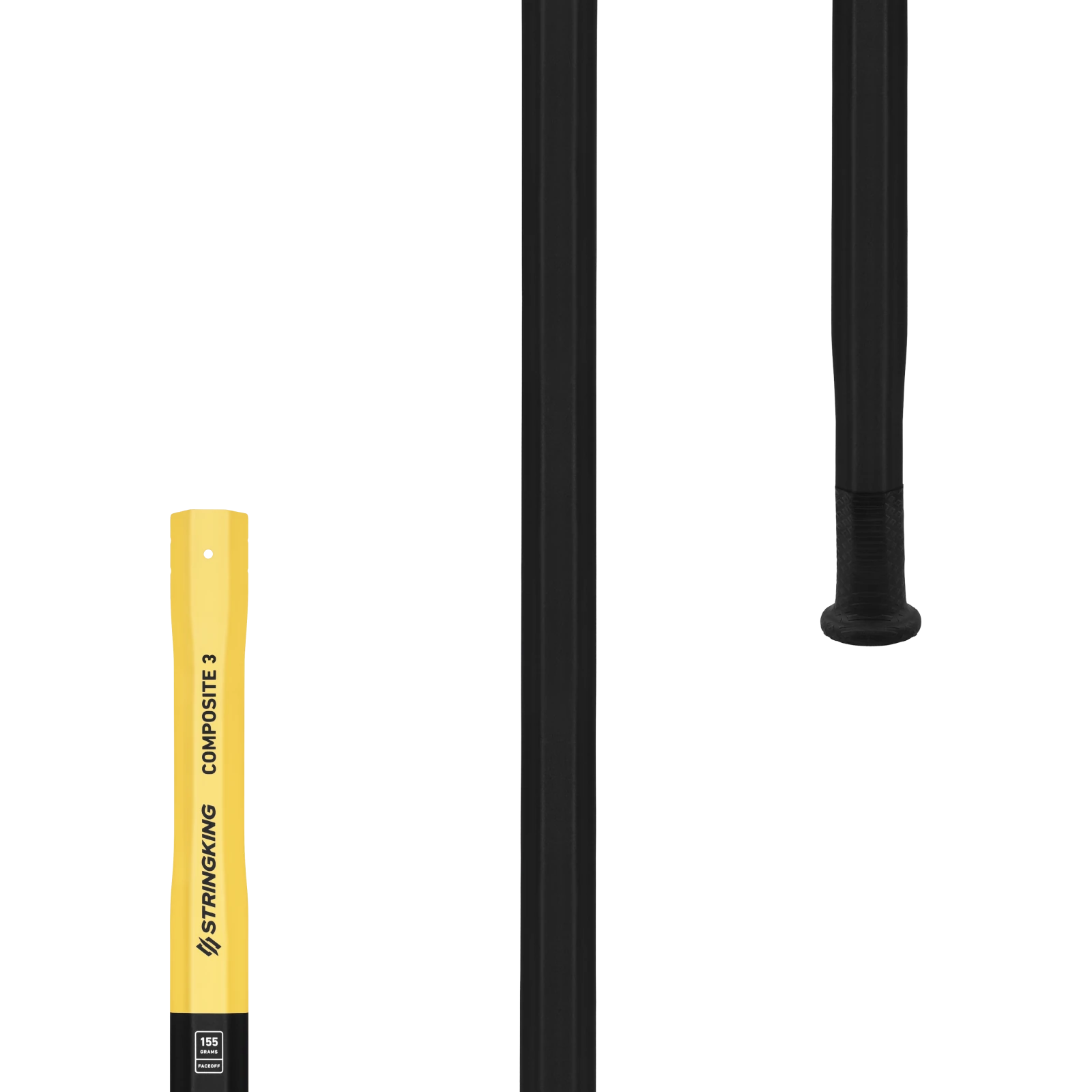 StringKing Composite 3 Pro Lacrosse Shaft Men's Shaft Black Lax.com