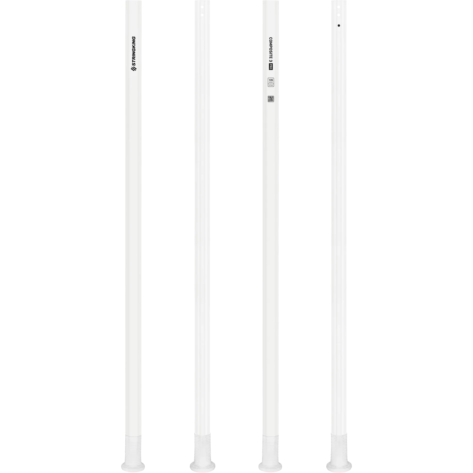 StringKing Composite 3 Pro Lacrosse Shaft Men's Shaft White Lax.com