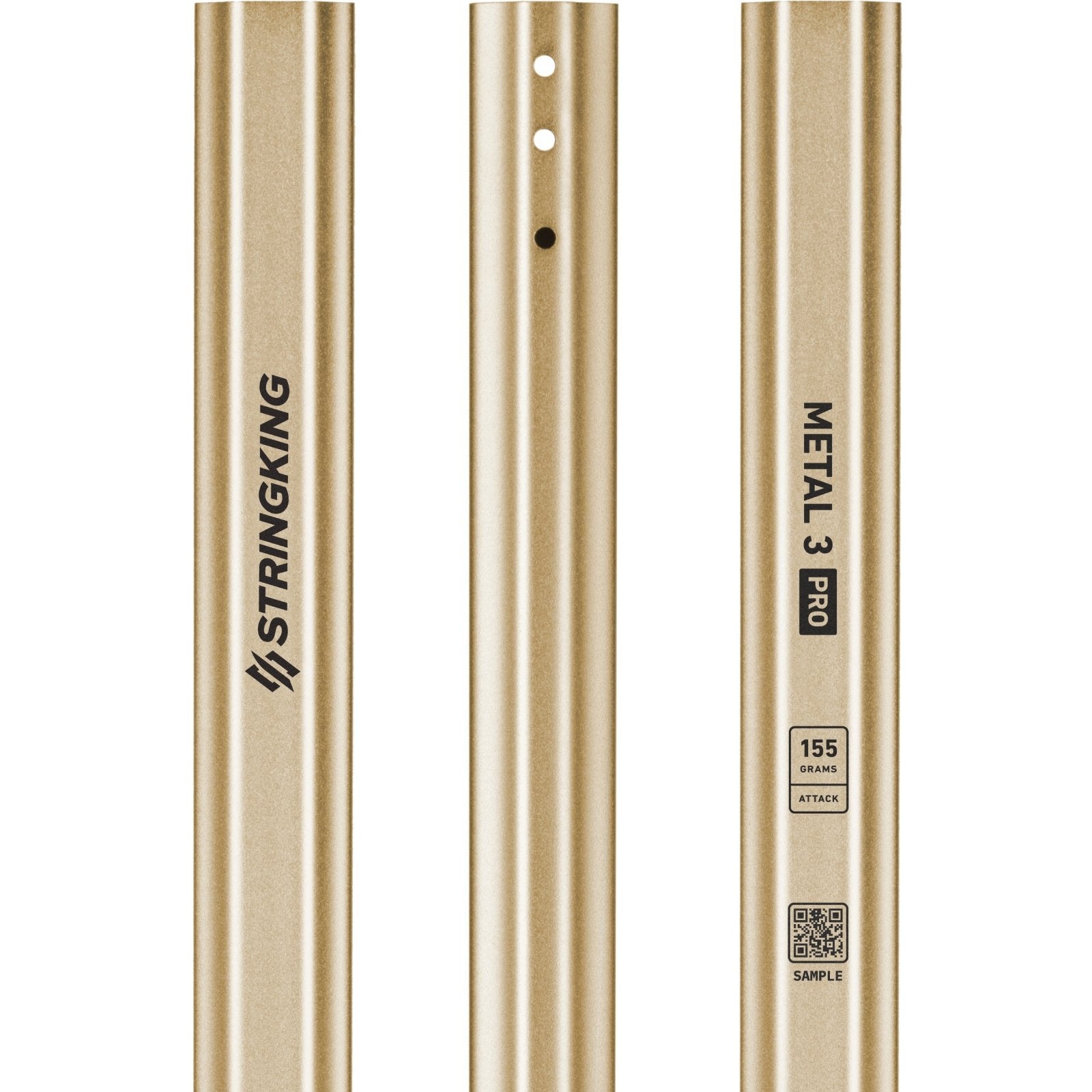 StringKing Metal 3 Pro Lacrosse Shaft Men's Shaft Black Lax.com