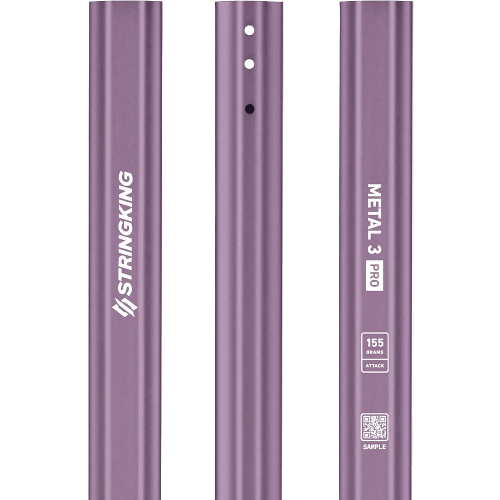 StringKing Metal 3 Pro Lacrosse Shaft Men's Shaft Purple Lax.com