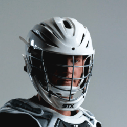STX Aero Stock Lacrosse Helmet Helmet White Lax.com