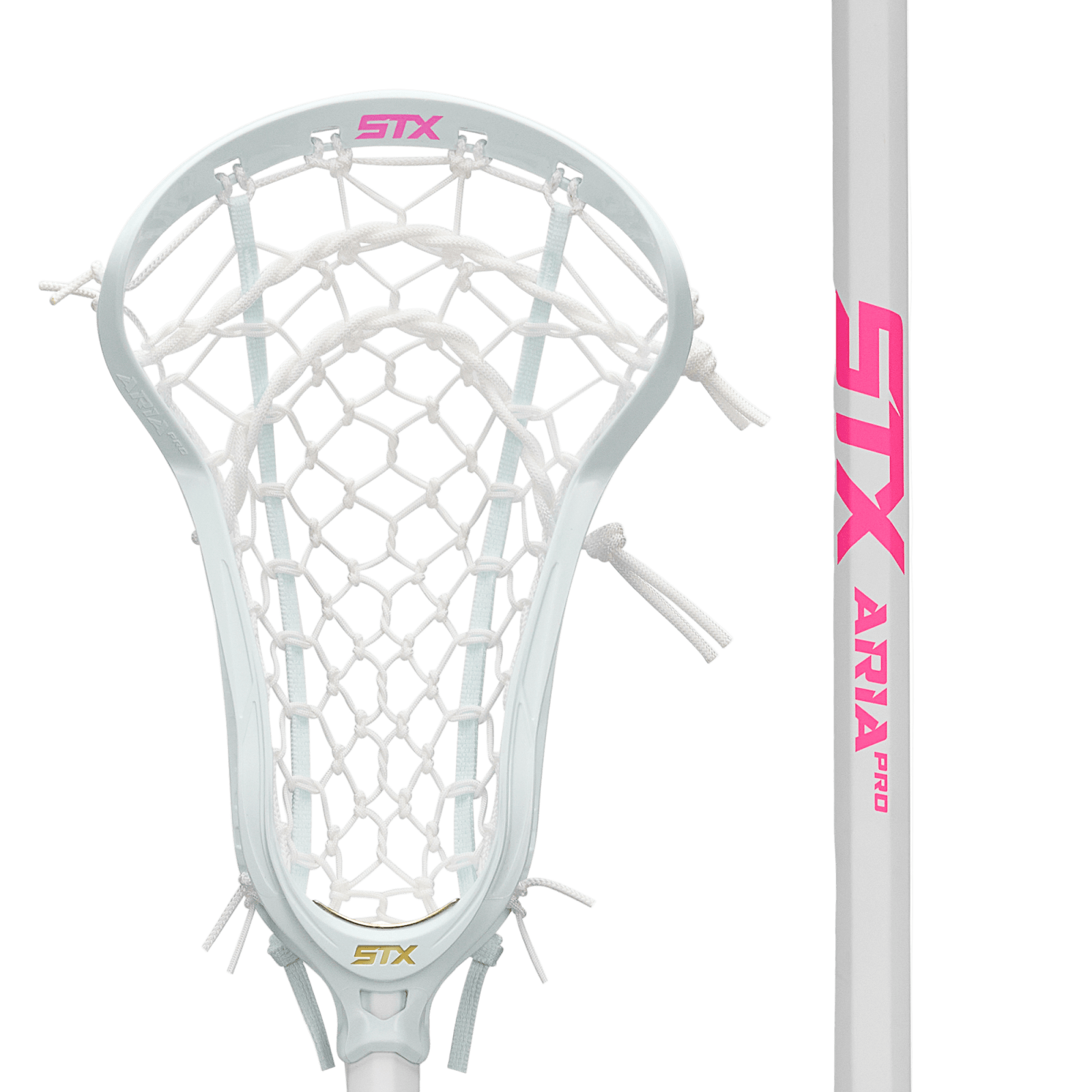 STX Aria Pro Lock Pocket Complete Stick Women's Complete Sticks Neon Pink Lax.com