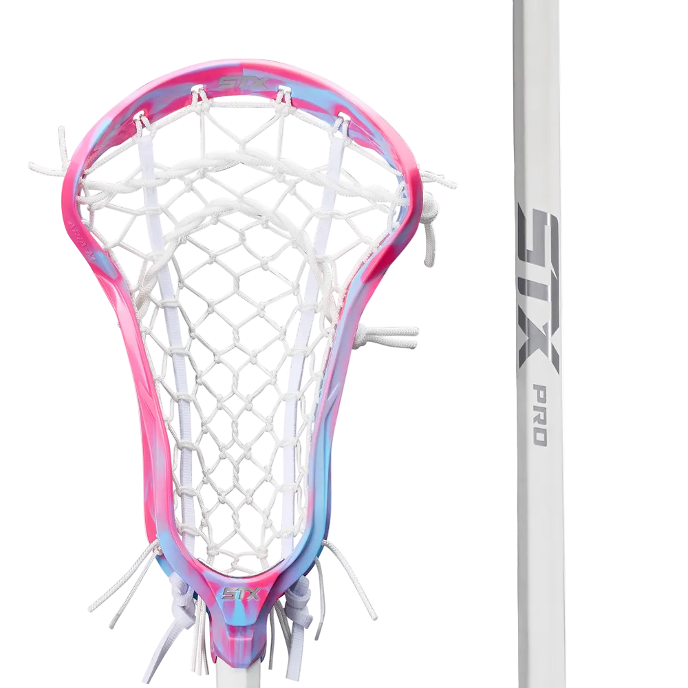 STX Aria Pro - M Lock Pocket Complete Stick Women's Complete Sticks LE Cotton Candy Lax.com