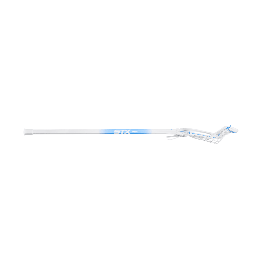STX Aria Pro-M Lock Pocket Complete Stick Women's Complete Sticks White/Carolina Lax.com