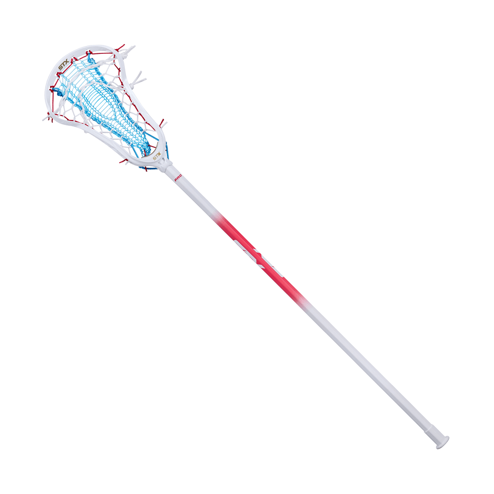 STX Aria Pro Valkyrie Complete Stick Women's Complete Sticks LE Red/White/Blue Lax.com