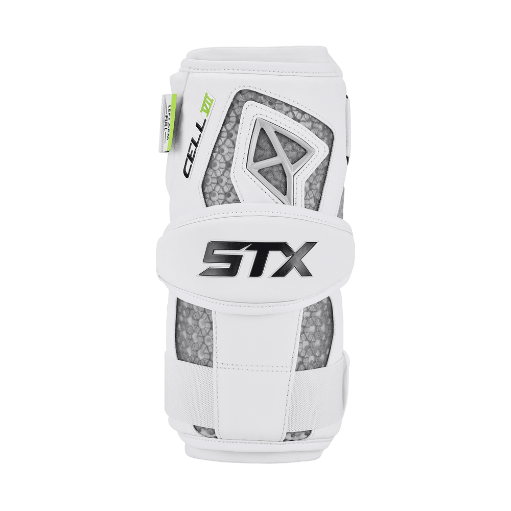 STX Cell VII Arm Pads Men's Arm Protection White Lax.com