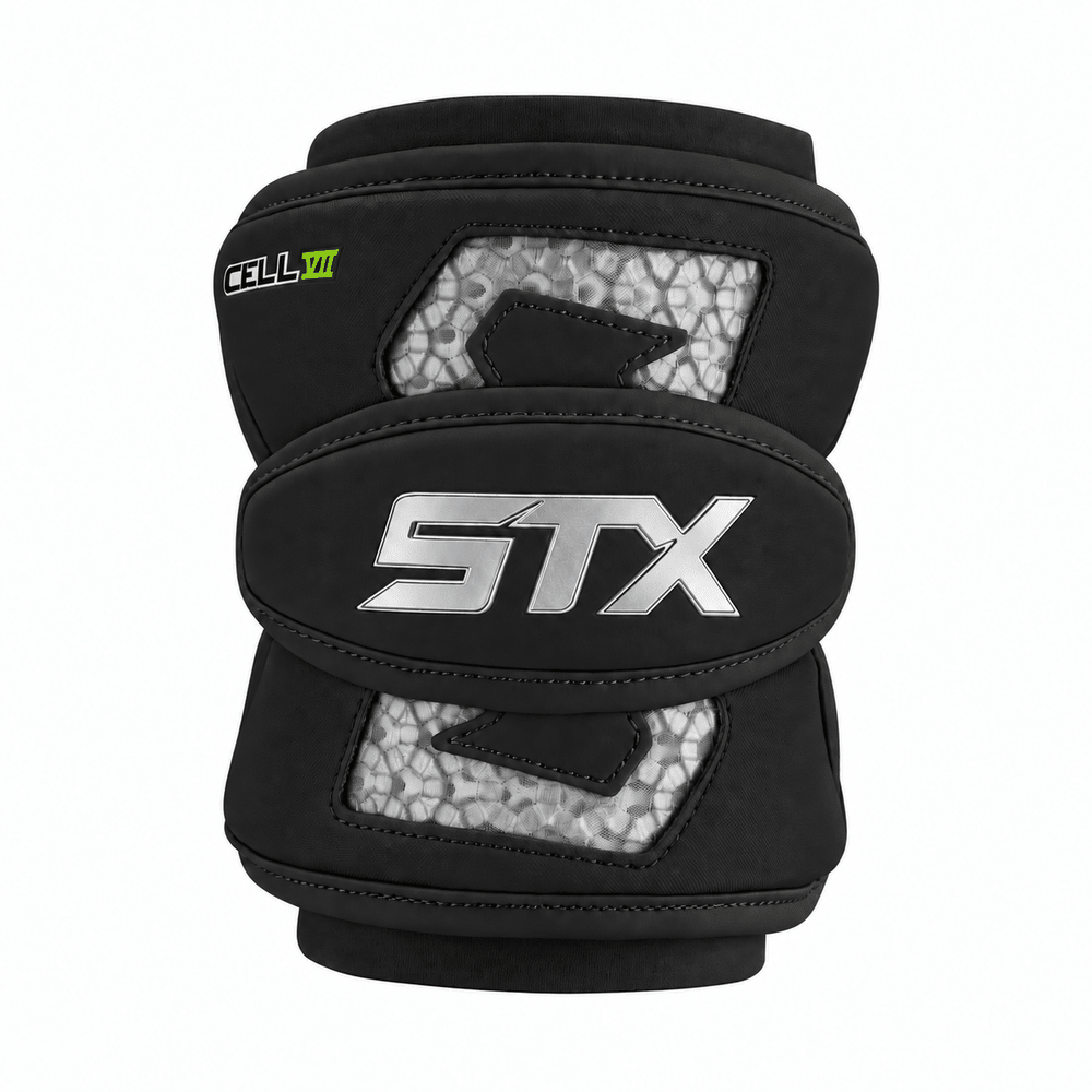 STX Cell VII Elbow Pads Men's Arm Protection Black Lax.com