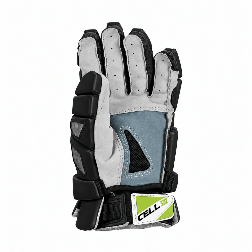 STX Cell VII Lacrosse Gloves Men's Gloves Black Lax.com