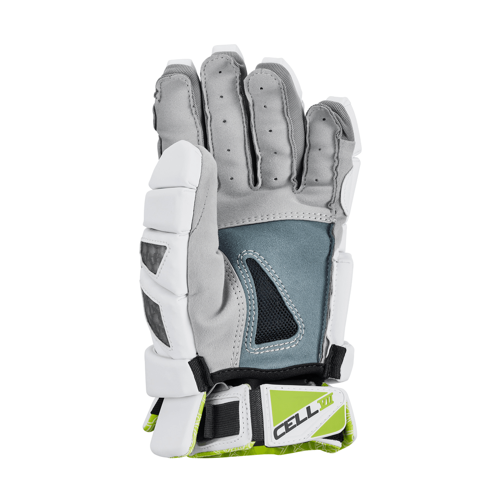 STX Cell VII Lacrosse Gloves Men's Gloves White Lax.com