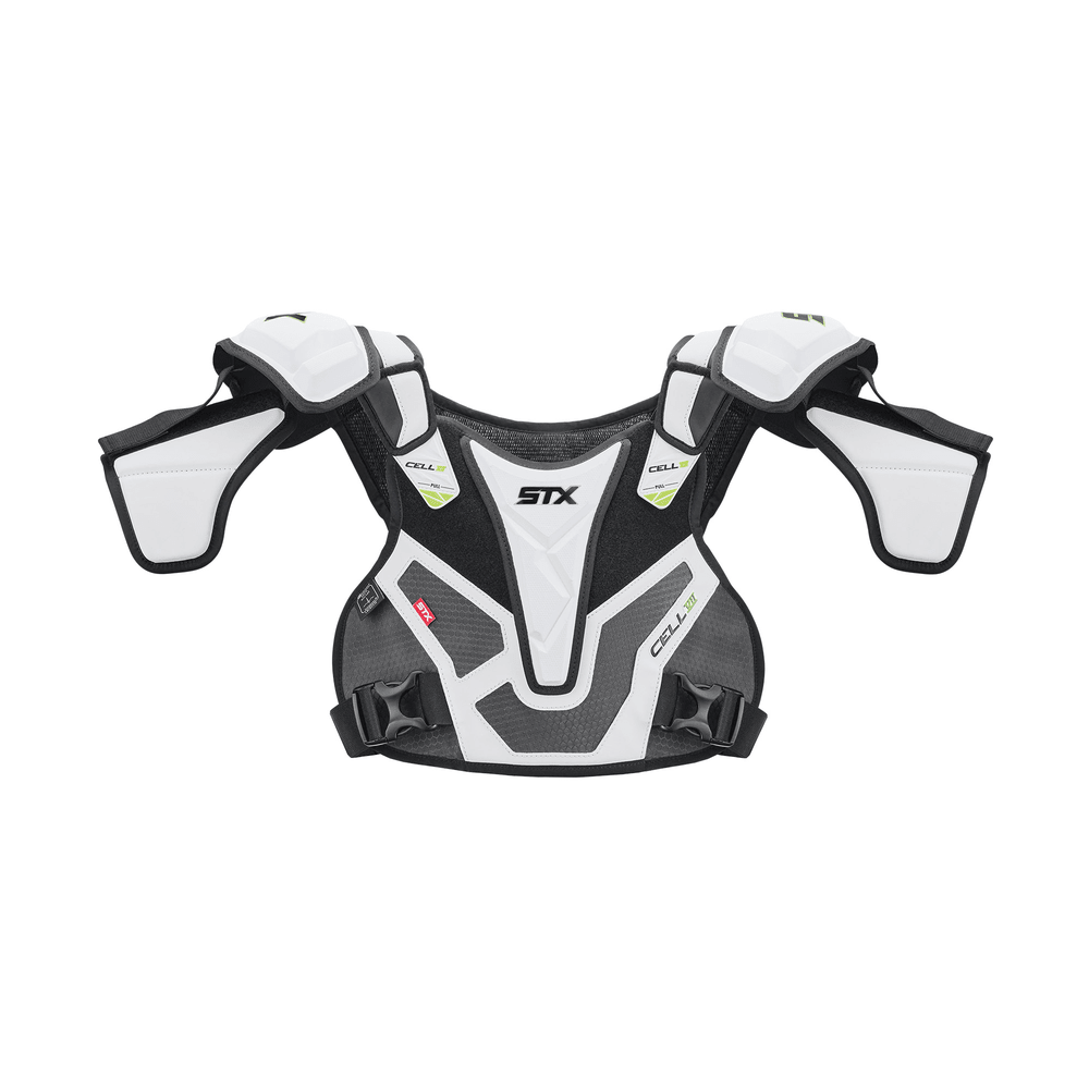 STX Cell VII Shoulder Pad Shoulder Pads White Lax.com