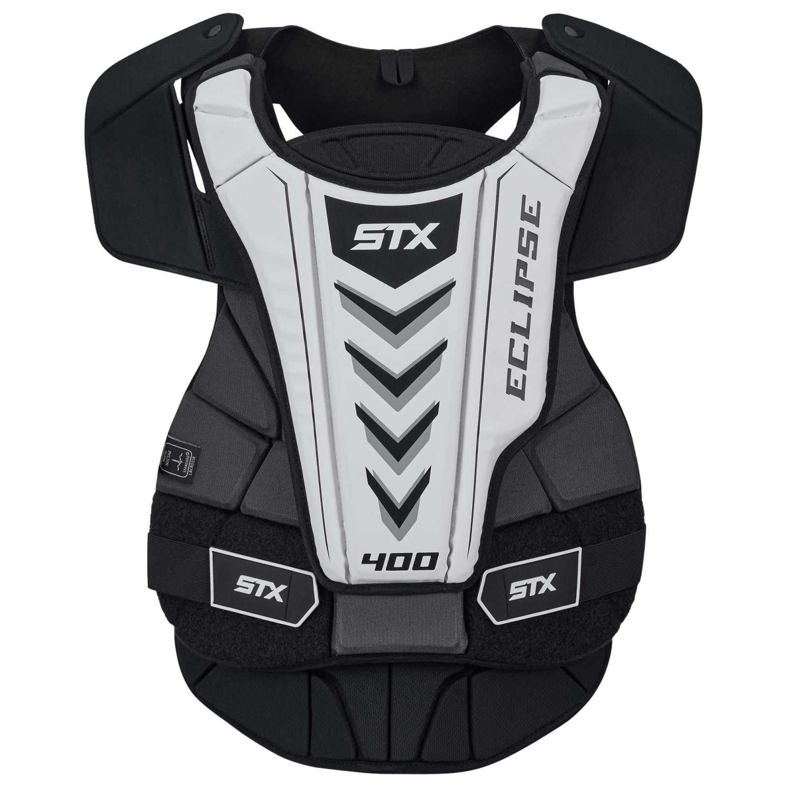 STX Eclipse 400 Chest Protector Chest Protector Black Lax.com
