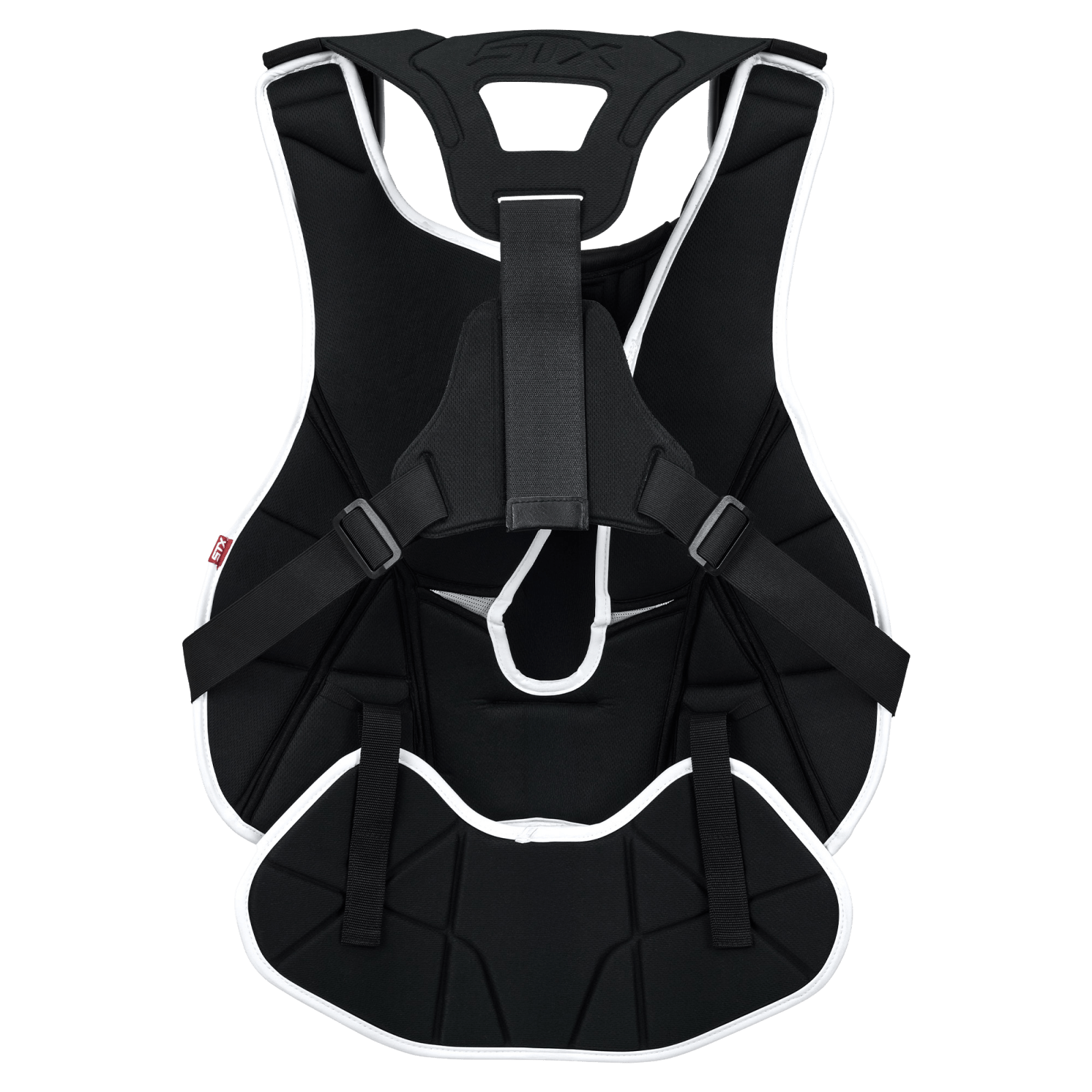 STX Eclipse 600 Chest Protector Chest Protector White/Black Lax.com