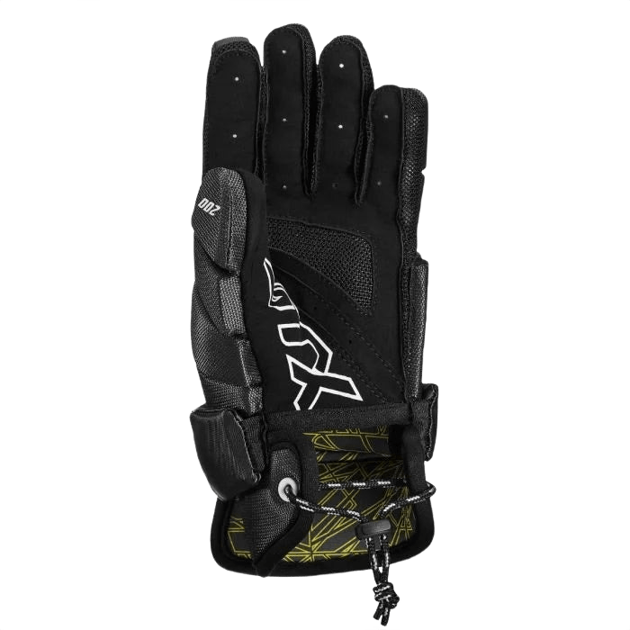 STX Stallion 200 Lacrosse Gloves Men's Gloves Black Lax.com