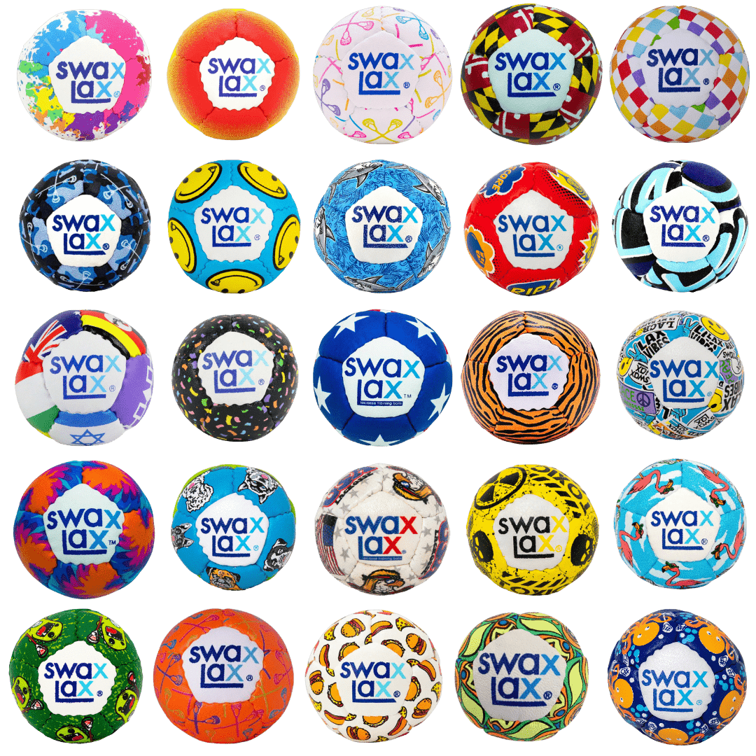 SwaxLax Practice Ball Lacrosse Balls Face Off Dogs Lax.com