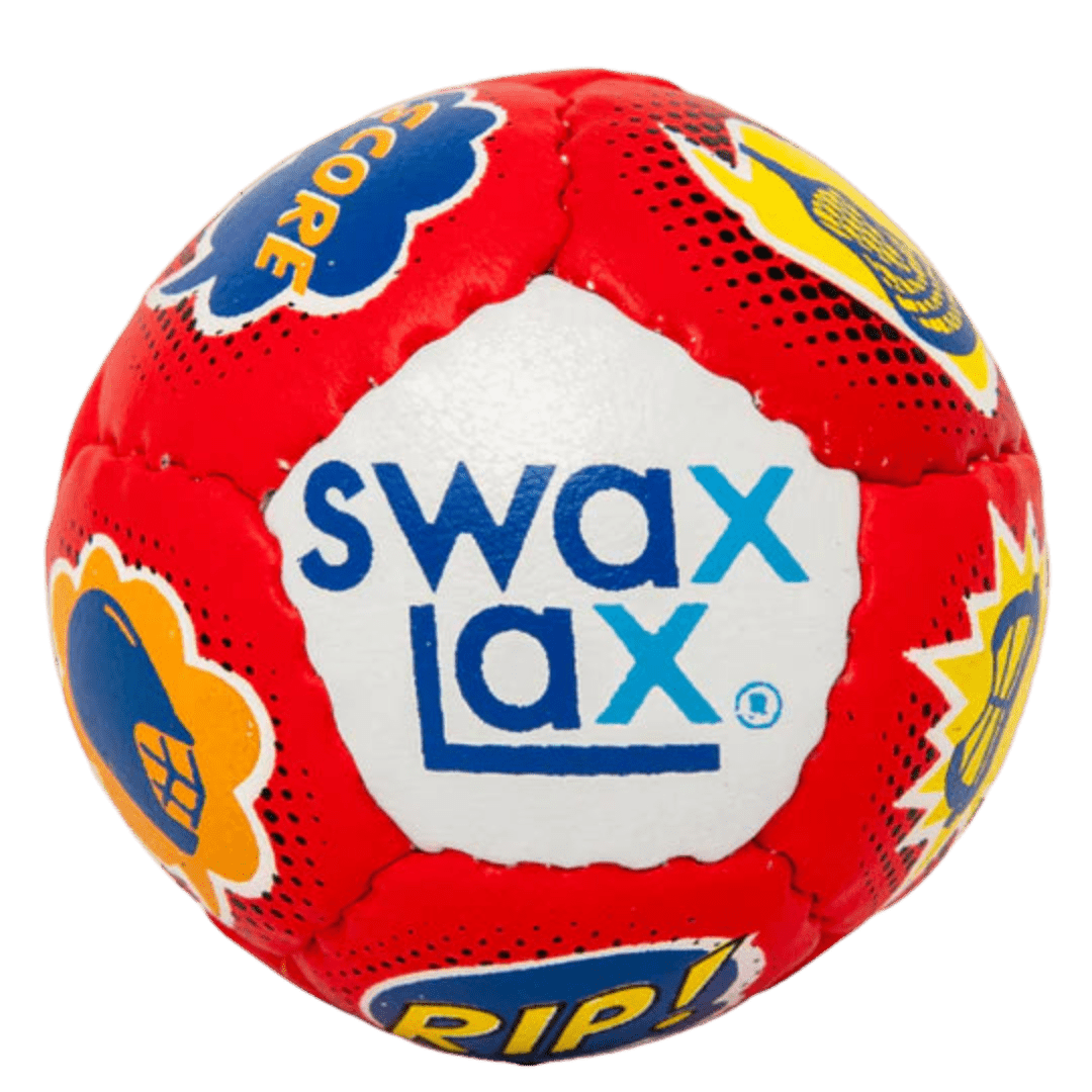 SwaxLax Practice Ball Lacrosse Balls Red Comic Lax.com