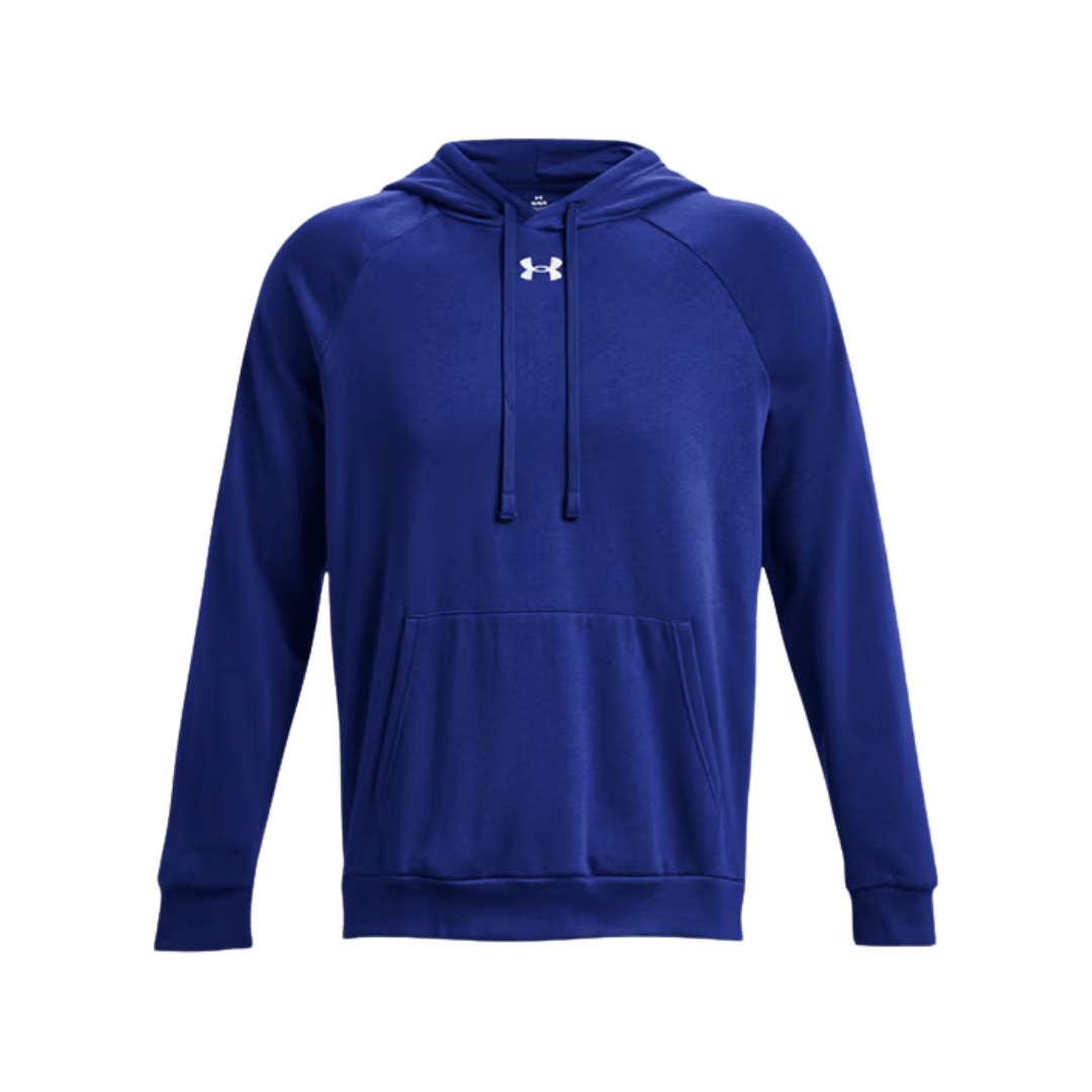 UA Rival Fleece Hoodie Apparel Tops Royal - 400 Lax.com