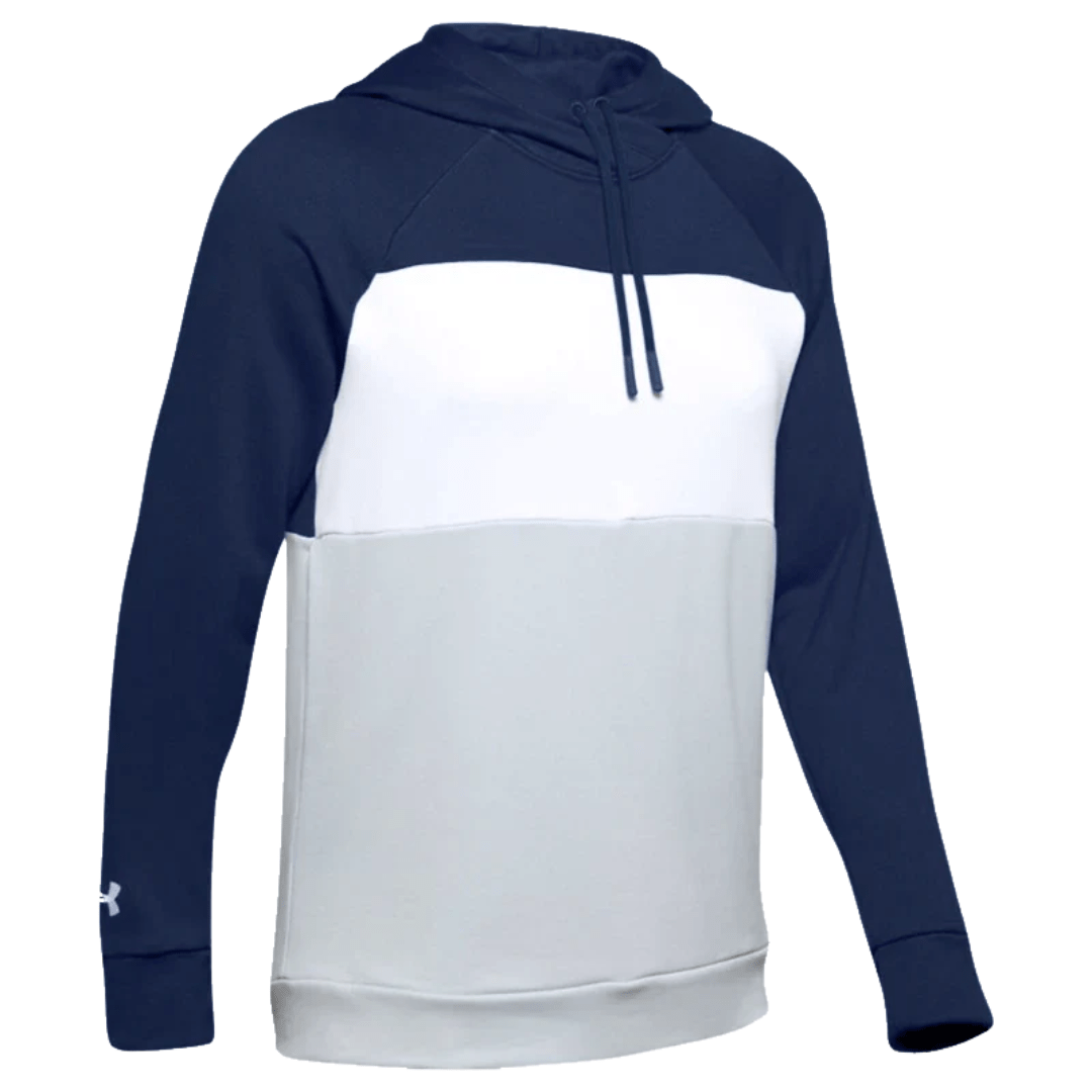 UA Women's Qualifier Blocked Hoodie Apparel Tops Midnight Navy - 410 Lax.com