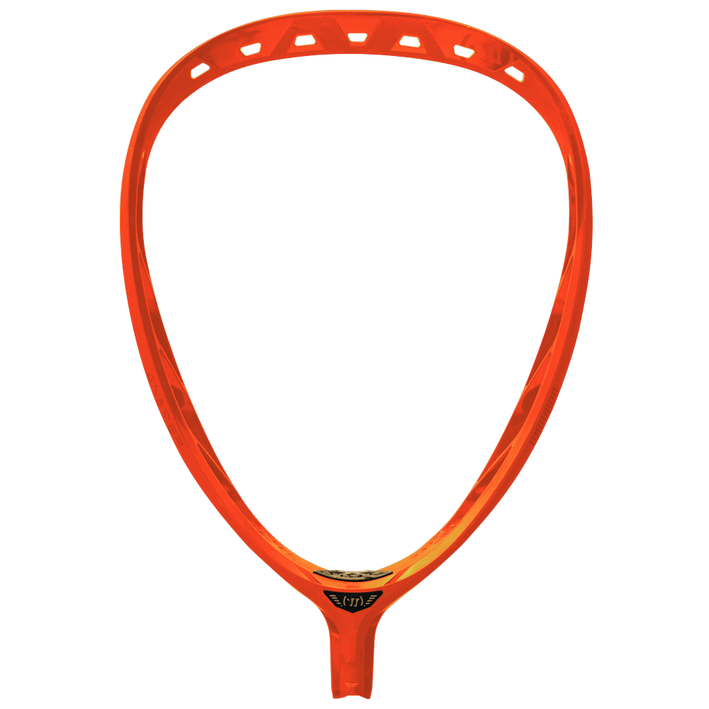 Warrior Answer Goalie Head Goalie Head LE Vibrant Orange Lax.com