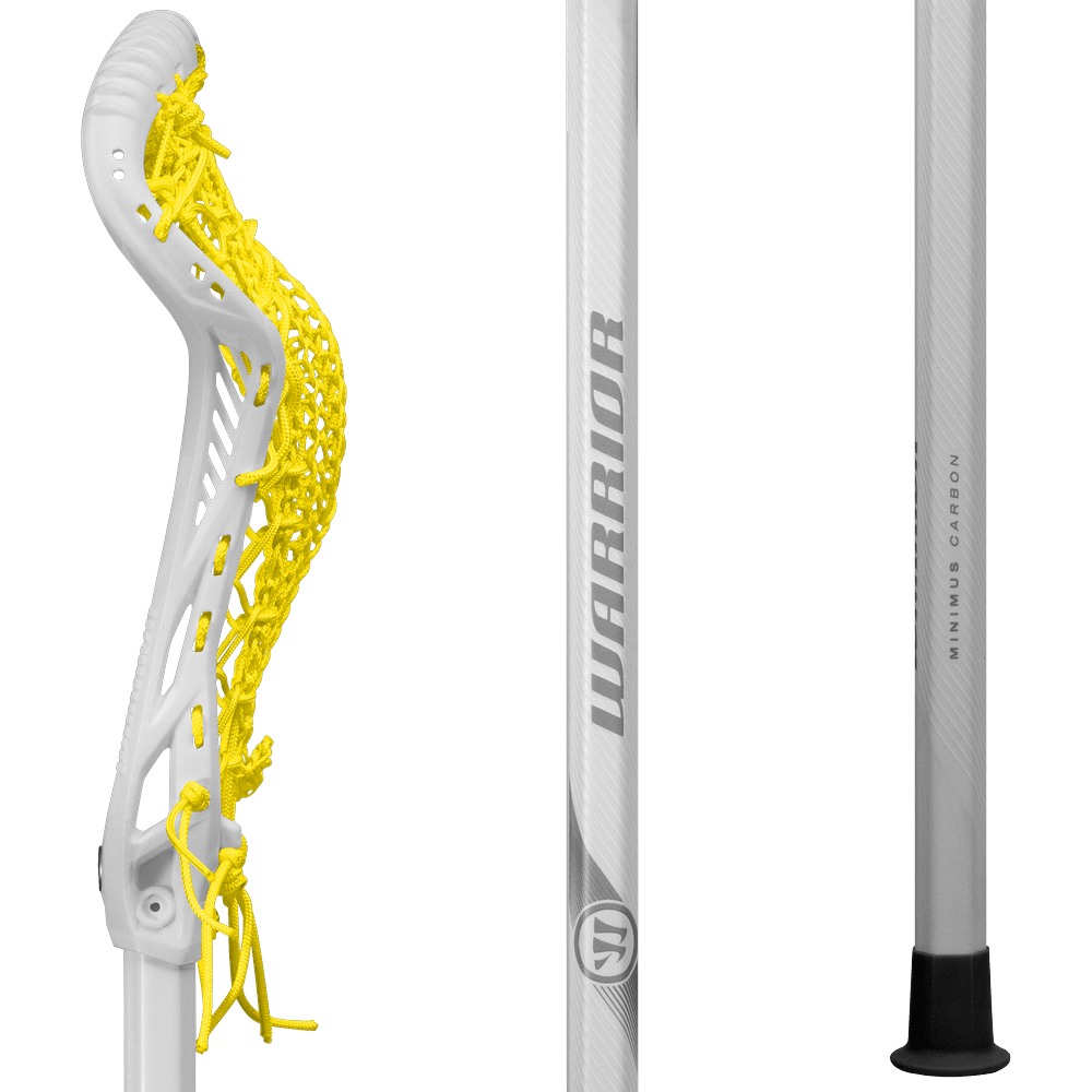 Warrior Anthem Pro Complete Stick Women's Complete Sticks White/Yellow Lax.com