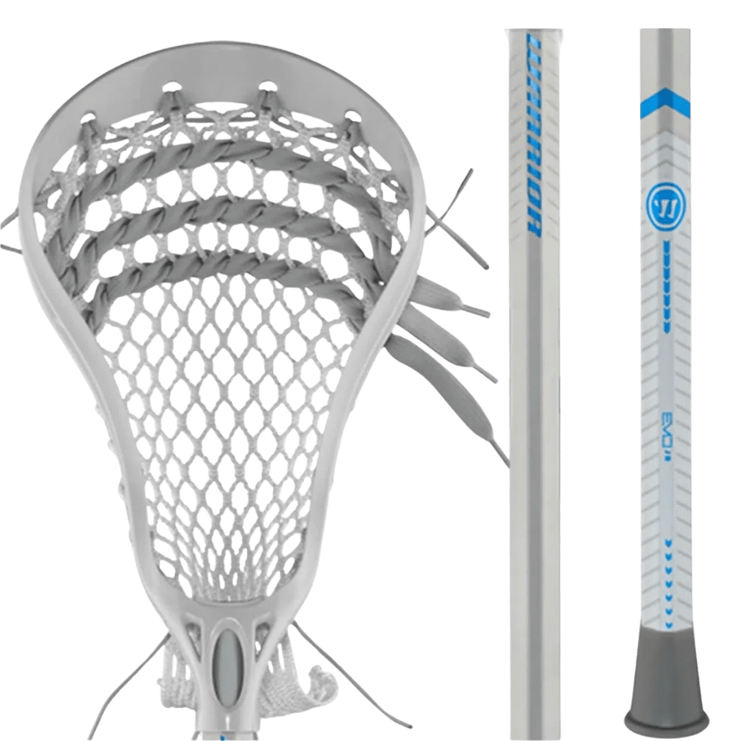 Warrior Evo Junior Complete Stick Fiddle Stick White Lax.com