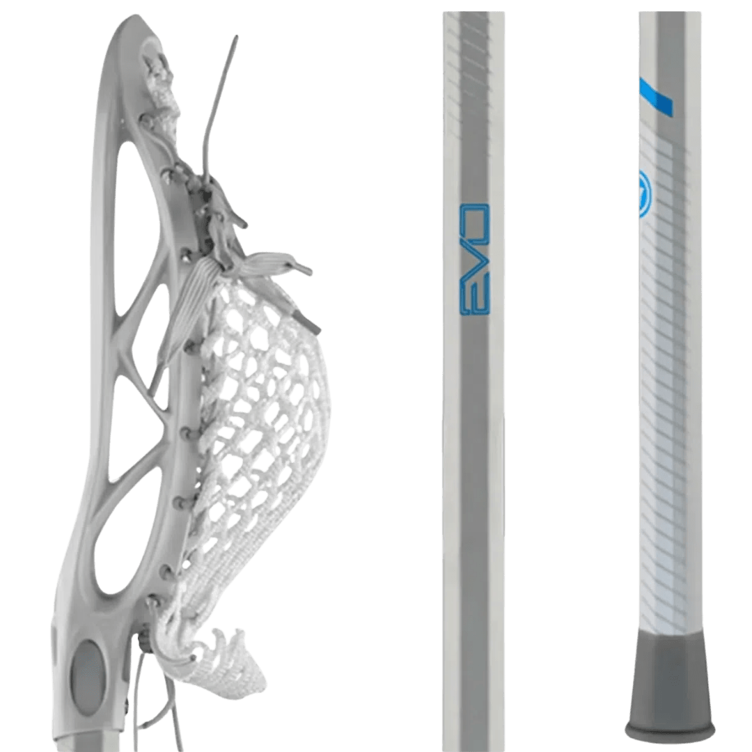Warrior Evo Junior Complete Stick Fiddle Stick White Lax.com
