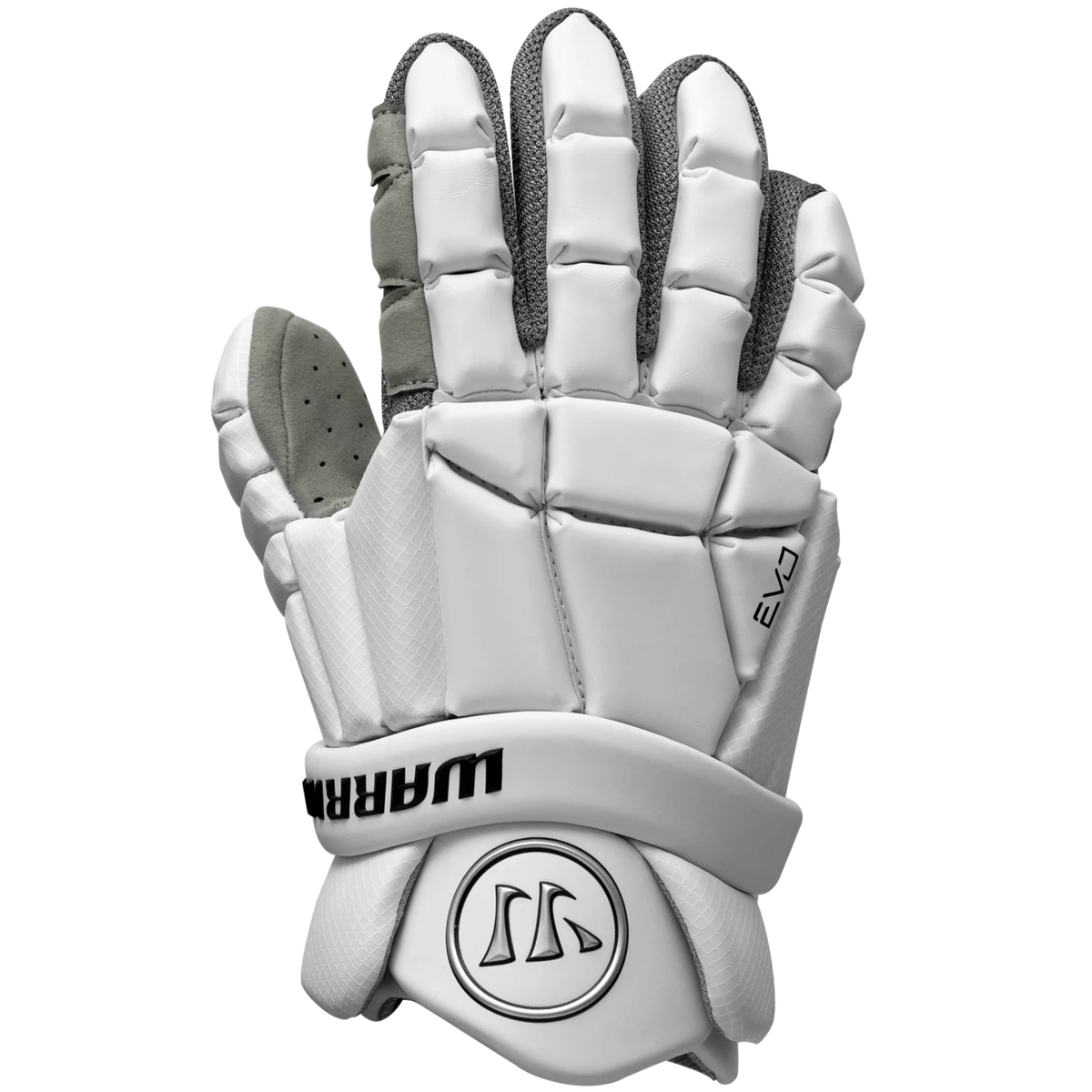 Warrior Evo Lacrosse Gloves Men's Gloves White Lax.com