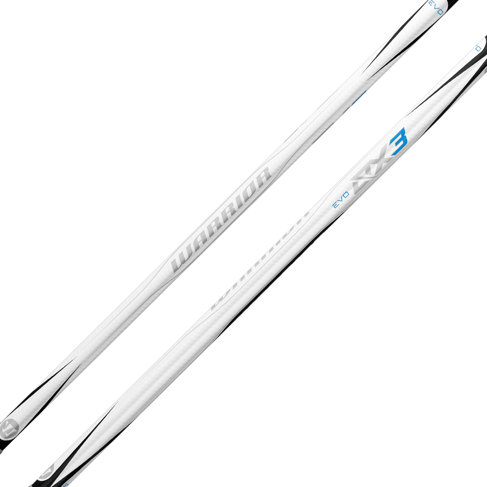 Warrior Evo QX3 Attack Lacrosse Shaft Men's Shaft White Lax.com