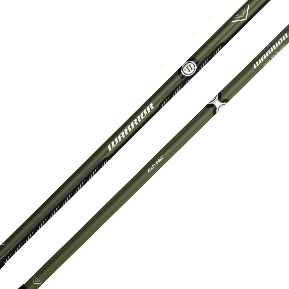 Warrior Evo V Alloy Core Carbon Lacrosse Shaft Men's Shaft LE Outdoor Green Lax.com