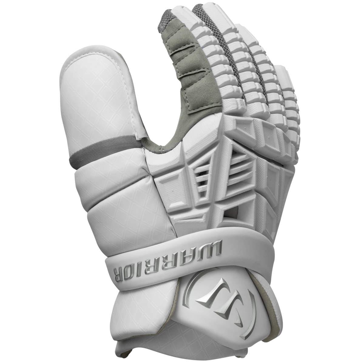 Warrior Evo V Goalie Gloves Men's Gloves White Lax.com