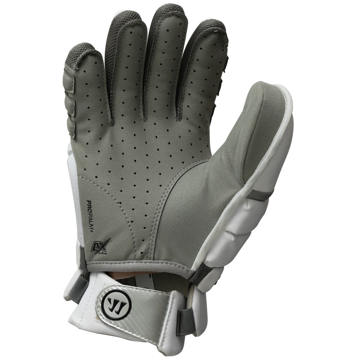 Warrior Evo V Goalie Gloves Men's Gloves White Lax.com