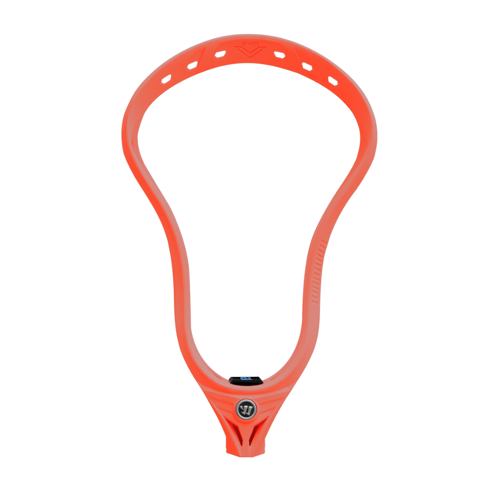 Warrior Evo V Lacrosse Head Men's Head Hot Coral Lax.com