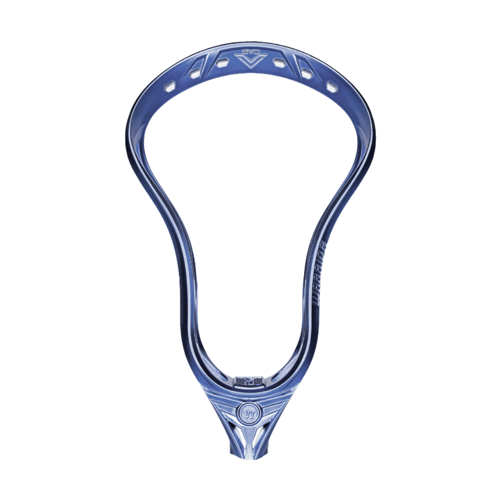 Warrior Evo V Lacrosse Head Men's Head Satin Navy Blue Lax.com