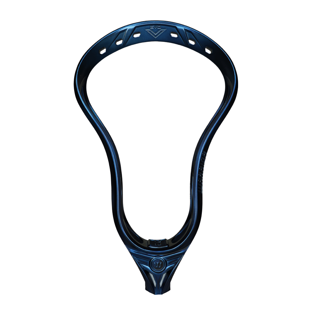 Warrior Evo V Lacrosse Head Men's Head Satin Two Tone Navy/Green Lax.com