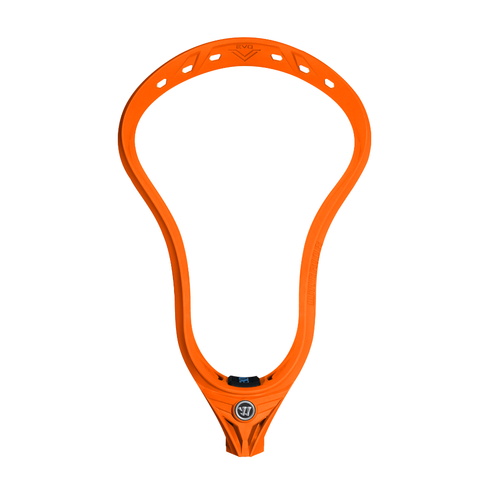 Warrior Evo V Lacrosse Head Men's Head Vibrant Orange Lax.com