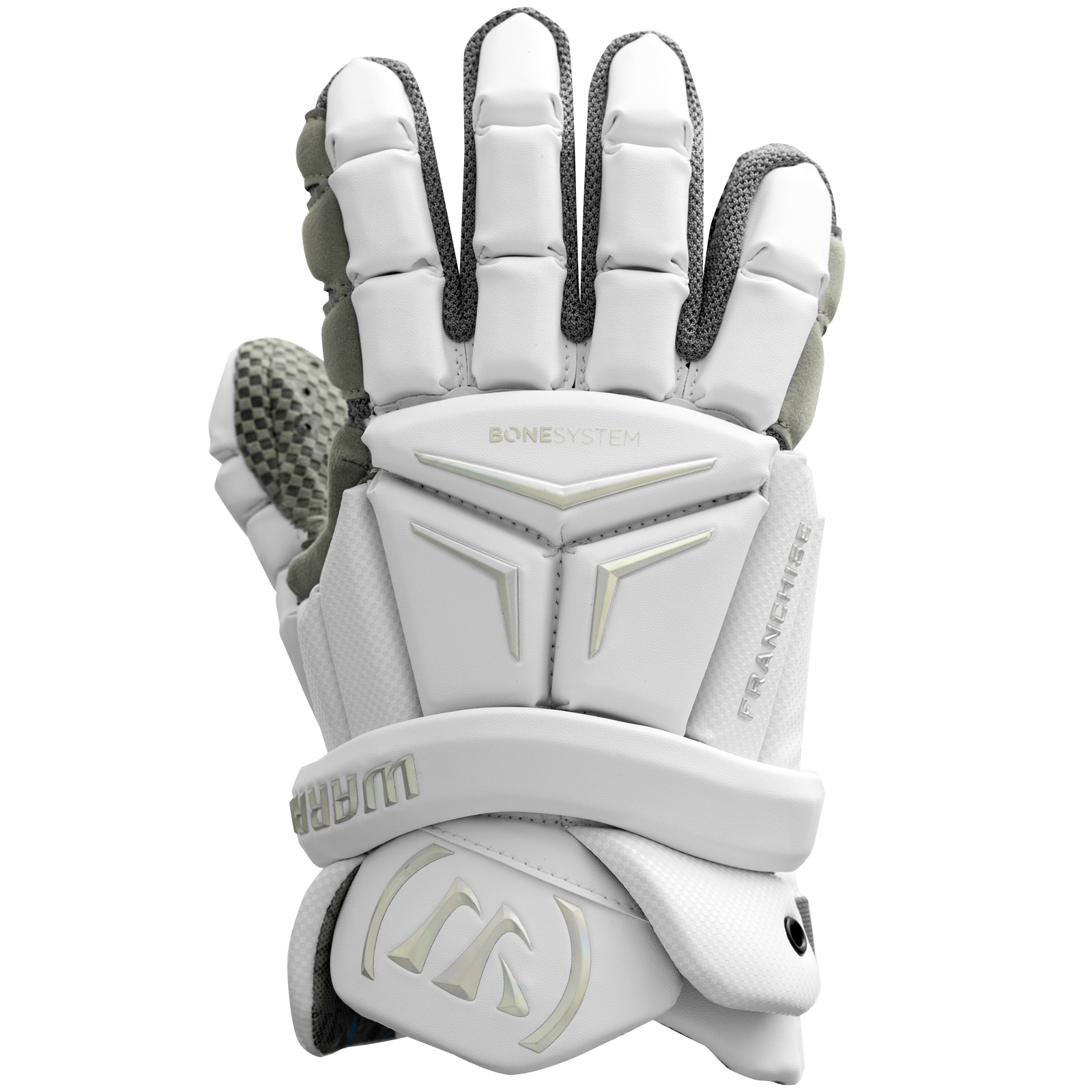 Warrior Franchise Lacrosse Gloves Men's Gloves White Lax.com