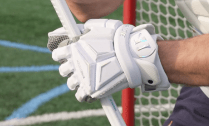 Warrior Franchise Lacrosse Gloves Men's Gloves White Lax.com