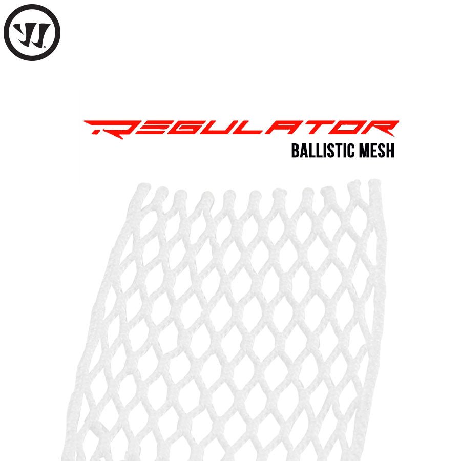 Warrior Regulator Ballistic Mesh Men's Stringing Supplies White Lax.com