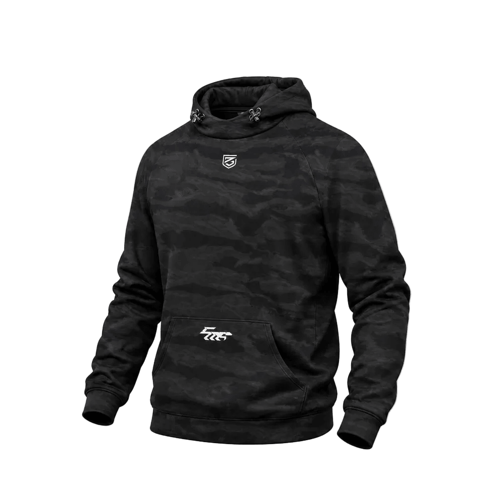 Zima X Coulter Mackesy Hoodie Apparel Tops Stealth Lax.com