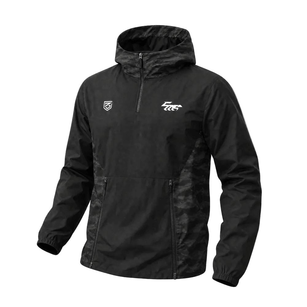 Zima X Coulter Mackesy Windbreaker Apparel Tops Stealth Lax.com