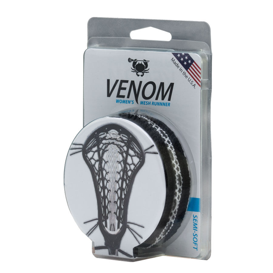 1 New Lacrosse Head Hand Strung w/ STX Semi-Soft Mesh & USA MADE Strings 