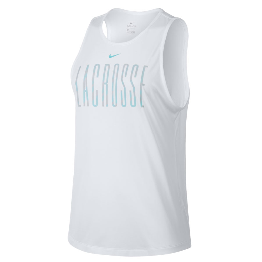 Women's Nike Training Tank-White Lacrosse 50% Off Massive Summer ...