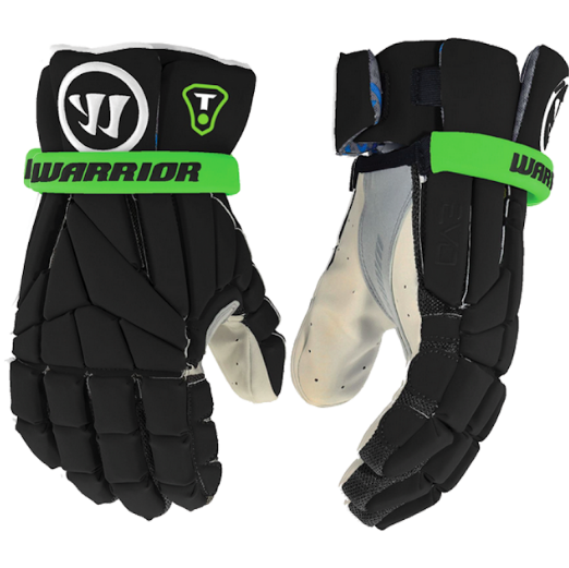 NEW Lists @ $140 Warrior S17 Evo Adult Lacrosse Gloves Royal 